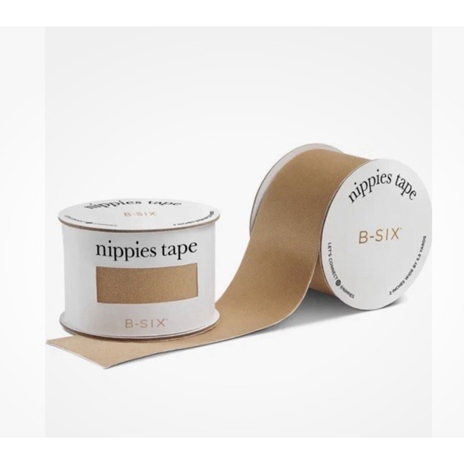 BSix Nippies Tape  Creme Adhesive LingerieBoob Tape New